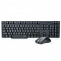 Rapoo 1800 Wireless Keyboard & Mouse Combo Set com receptor USB (1 x AA + 1 x AA)