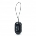 GOKI lindo Bean em forma 2-em-1 leitor de cartão TF + USB tarifação cabo de 2.0 mm c / telefone Strap - Black