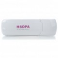 7.2 Mbps HSDPA 3G USB 2.0 Quadri-banda GSM/WCDMA/GPRS Modem adaptador - Wireless branco