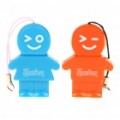 Kaston lindos menino e menina estilo USB 2.0 TF leitores de cartão - laranja + azul (par/máx. 32 GB)