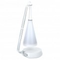 USB/3xAAA Powered Touch Sensor 12-LED luz Desktop luz branca com Mini alto-falante - branco