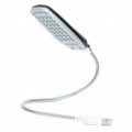 USB Powered flexível pescoço 28-LED luz branca