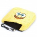 Bob Esponja imagem padrão USB pelúcia mão Cooler Mouse Pad Mat - amarelo