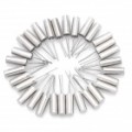 Oscilador de cristal de 1-pino de 32,768 KHz de 3 x 8 mm - branco prateado (30-Piece)