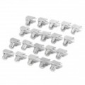 Conectores RCA CINCH AV soquete de substituição - prata (20-Pack)