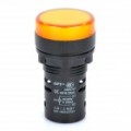 AD16-22D/S 22 mm luz lâmpada LED sinal indicador - amarelo + preto