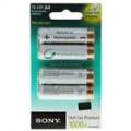 Baterias Sony CycleEnergy 2100mAh Ni-MH recarregável AA verdadeira (4-Pack)