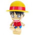 USB Powered sacudindo a cabeça Monkey D Luffy Anime com Clip (40 CM-cabo)