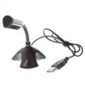 Microfone Desktop USB para Notebook - preto (20HZ-20KHZ/4.5V/40cm)