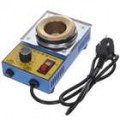 100W temperatura controlada solda Pot - azul + dourado (220V)