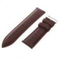 Genuíno couro resistente ao suor Wristwatch Strap Watchband - Brown (20,7 cm)