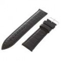 Genuíno couro resistente ao suor Wristwatch Strap Watchband - preto (20,8 cm)