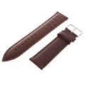 Genuíno couro resistente ao suor Wristwatch Strap Watchband - Brown (20,8 cm)