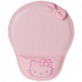 Encantador PU couro Hello Kitty estilo Mouse Pad - Pink