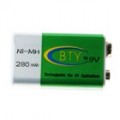 HEC 280mAh Ni-MH 9V bateria recarregável