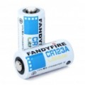 FandyFire CR123A 3.0 900mAh baterias descartáveis (par)