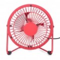 USB Powered ventilador de resfriamento 4-Blade - vermelho