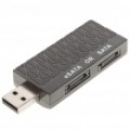 USB 2.0, eSATA + SATA Bridge adaptador Dongle