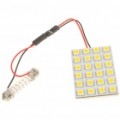 31 ~ 44 mm ajustável 4.5W 3500K 288-lúmen 24-5050 SMD levou lâmpada branco quente (DC 12V)