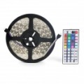 Impermeável 5050 300-LED Light Strip  com Remote Controlador & Power Adapter (5-metros/DC 12V)