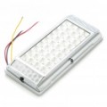 2.88W 2000K 40LM 36-LED azul luz carro decorativa teto lâmpada (DC 12V)