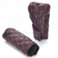 Knob durável + tampa de Breake lateral Set - preto + vermelho (Pack de 2 peças)