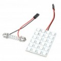 4.5W 24-SMD 5050 LED 288LM 620-625nm luz vermelha emissor para carro (12V)