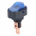 Carro Rocker Switch com indicador de LED azul (12V)