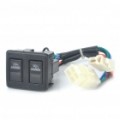 ST0408 Auto duplo janela interruptor - preto (12V)