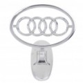 Audi decorativa Stand Badge emblema adesivo - prata