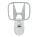 Honda decorativa Stand Badge emblema adesivo - prata