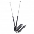 Universal carro receptor de TV antena com amplificador - preto