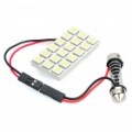 1.5 com 6500K 68LM 18-SMD levou luz branca para carro (12V)