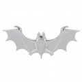 Na moda morcego estilo 3D carro decoração adesivo - prata