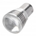 1156 3W 7000K 160-lúmen 1-LED luz convexos lente carro branco luz de travagem (DC 8 ~ 30V)