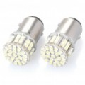 1157 3.2W lúmen 200-Lumen 50-3020 SMD LED branco luz carro luzes de freio (DC 12V / par)