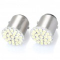 1.5 1157 W lúmen 88-lúmen 22-3020 SMD LED branco luz carro luzes de freio (DC 12V / par)