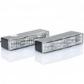 Carro multifuncional 1.8W 3-LED branco luz lâmpadas (par / DC 12 ~ 24V)