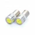 BA9S 0.5 com 6500K 30LM luzes LED branco para carro - par (DC 12V)