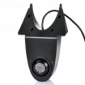 Impermeável 300KP 120 graus Car Rearview Camera com / 9-IR LED (NTSC / DC 12V)