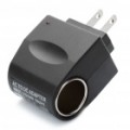 AC ao adaptador de energia DC 12V carro isqueiro (110V ~ 240V / 2-Flat-Pin Plug)