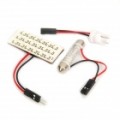 Duas extremidades de Cone + T10 9W 216LM 18-SMD levou lâmpada 1206 6500-7000K