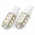 T10 12.5 com 6500K 288-lúmen 25-1205 SMD LED branco luz carro luzes de painel de controle (DC 12V / par)