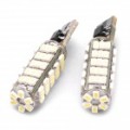 T10 0.5Wx66 1206-SMD LED 792LM branco carro luz porta / leitura lâmpada (12V DC / par)