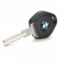 Substituição Transponder Smart Key invólucro com luz de LED amarela para a BMW (1 x CR2025)