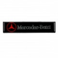 Decorativas Benz estilo Metal carro adesivo do logotipo - preto + prata