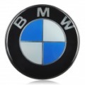 Carro de logotipo estilo BMW emblema decorativo (azul + Black + White)