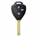 Substituição 3 botões Transponder inteligente chave Casing para Toyota Crown 2.5