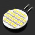 G4 1,2 com 3000 ~ 3500K 5 ~ 6-lúmen 24-SMD quente branca luz lâmpada LED (DC 12V)