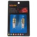 T10 1.35W 12V 9-LED carro Turning sinal lâmpadas - branco (2-Pack)